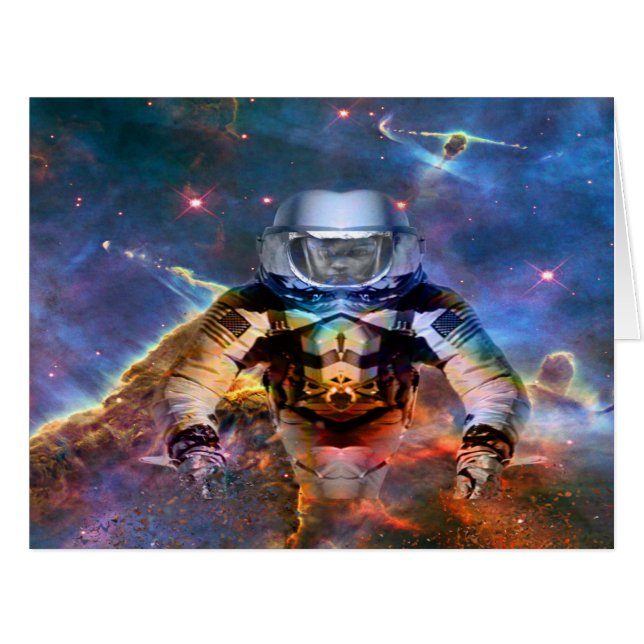 Astronautenzersplitterung (Vorderseite (Horizontal))