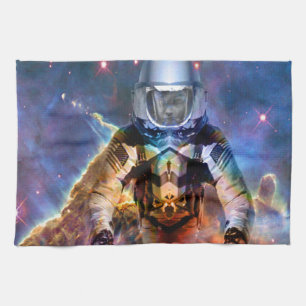 Astronautenzersplitterung Küchentuch