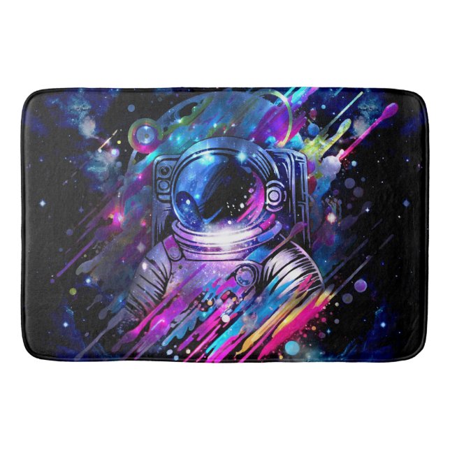 Astronautin Badematte (Vorderseite)
