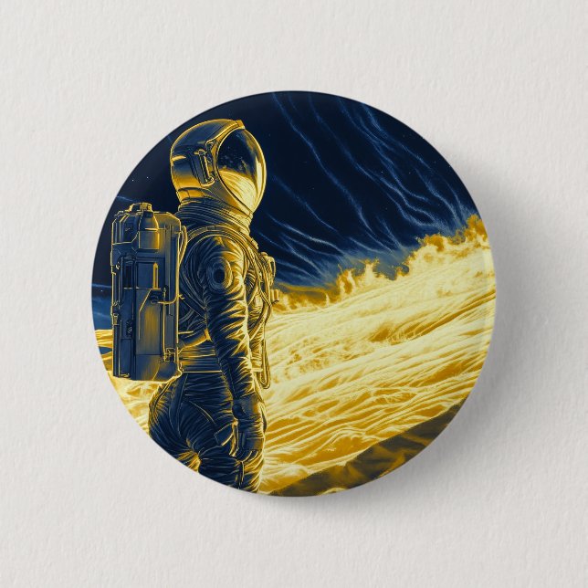 Astronautin Button (Vorderseite)