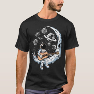 Astronautin Gitarre spielen T-Shirt