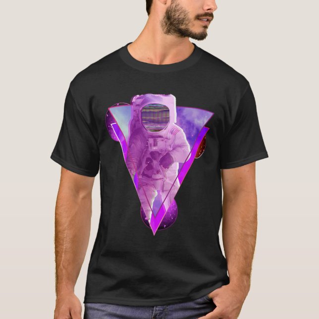 Astronautin Japanische Otaku-Ästhetik-Lücke T-Shirt (Vorderseite)
