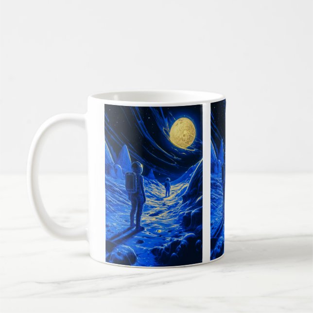 Astronautin Kaffeetasse (Links)