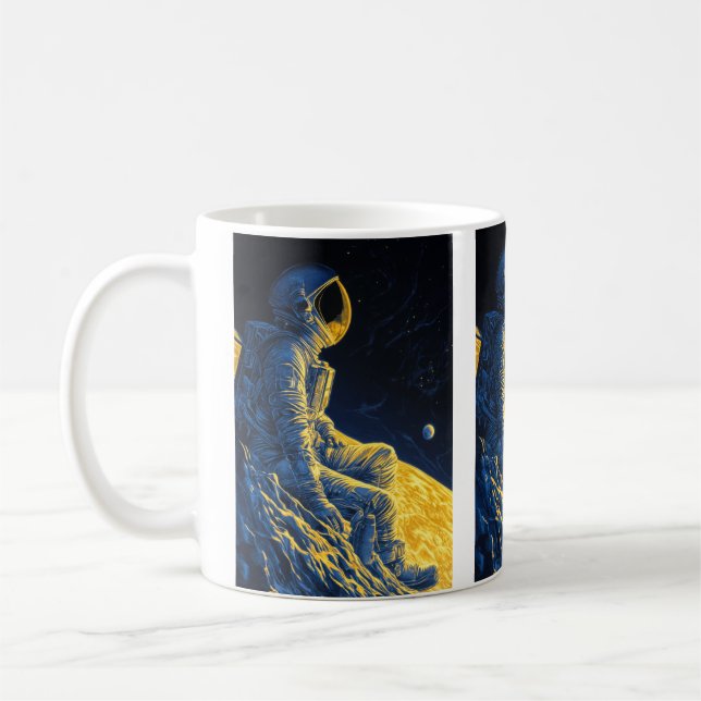 Astronautin Kaffeetasse (Links)
