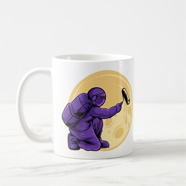 Astronautin Kaffeetasse (Links)