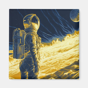 Astronautin Magnet