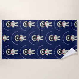 Astronautin Strandtuch