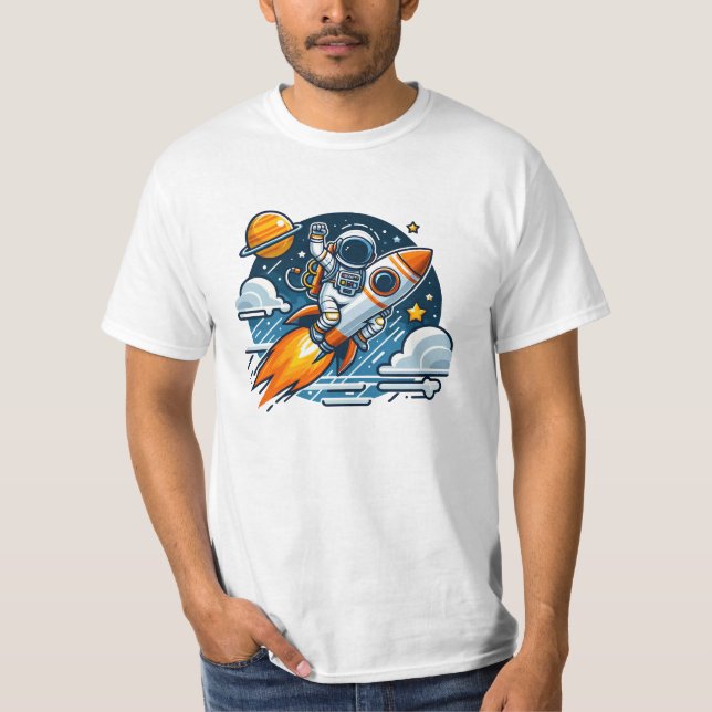 Astronautin T-Shirt (Vorderseite)