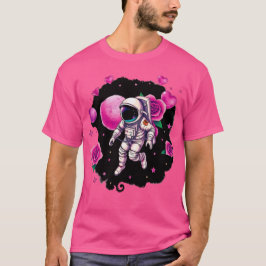 Astronautin Valentine Rose T-Shirt