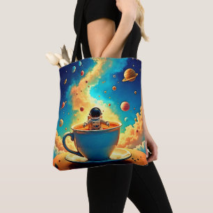 Astronauts Coffee Cosmos Reise Tasche