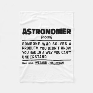 Astronom Nomen Definition Wissenschaftler Lustige Fleecedecke