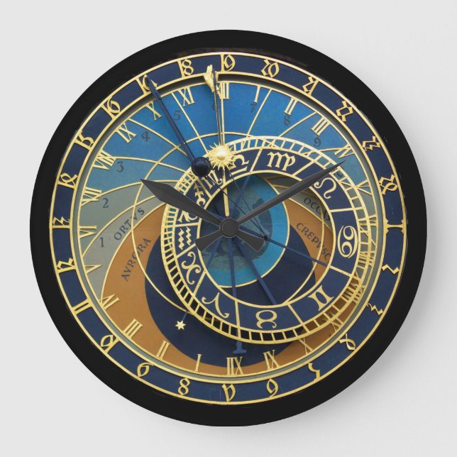 Astronomical Clock-Prag Orloj Große Wanduhr (Vorderseite)