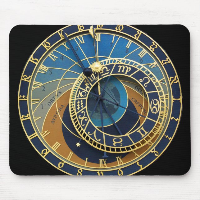 Astronomical Clock-Prag Orloj Mousepad (Vorne)