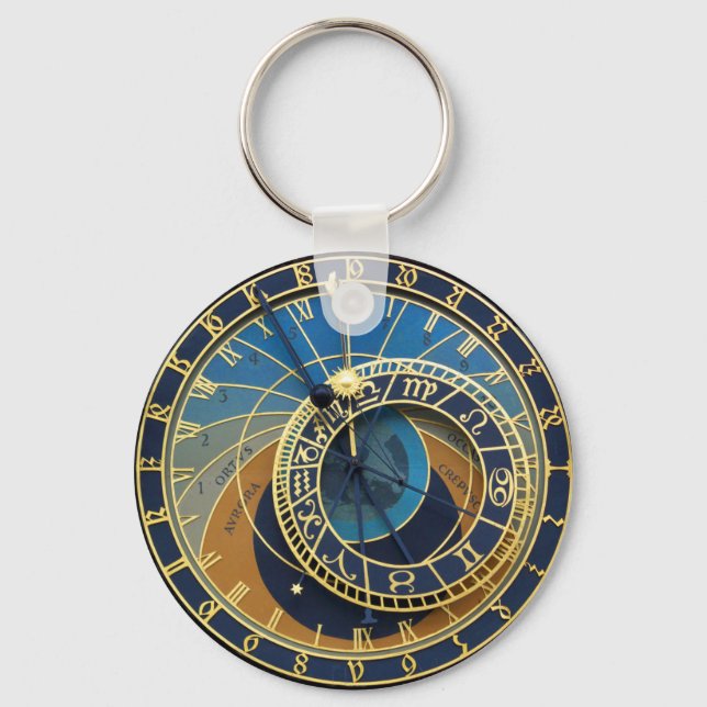 Astronomical Clock-Prag Orloj Schlüsselanhänger (Vorderseite)