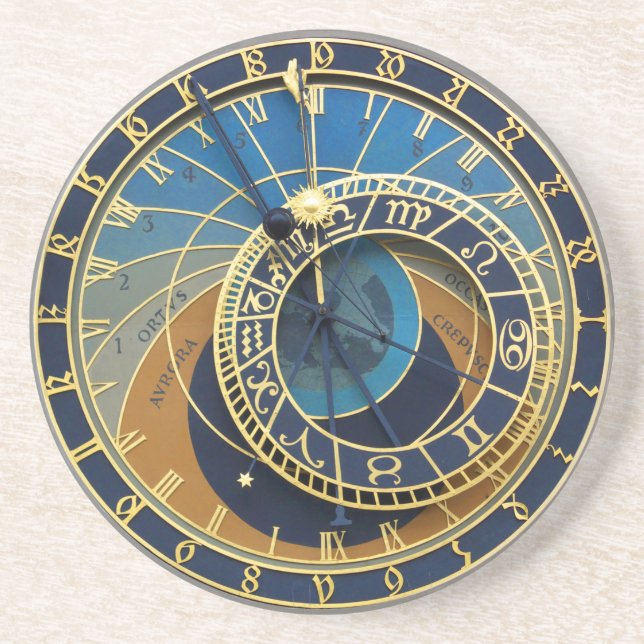 Astronomical Clock-Prag Orloj Untersetzer (Vorne)