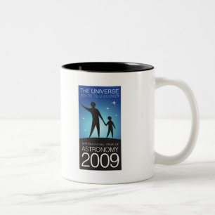 Astronomie 2009 zweifarbige tasse