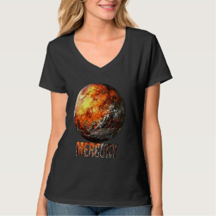 Astronomie des Quecksilber-Planet-Sonnensystems T-Shirt