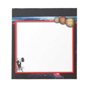 Astronomie Editor Notizblock