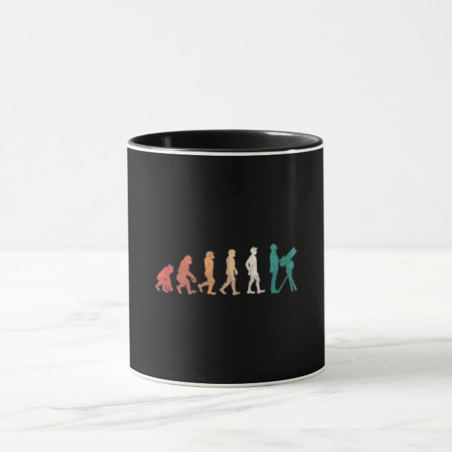 Astronomie Evolution Retro Space Stars Universe Tasse (Zentrum)