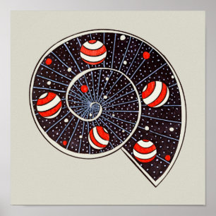 Astronomie Funny Space Spiral Galaxy Poster