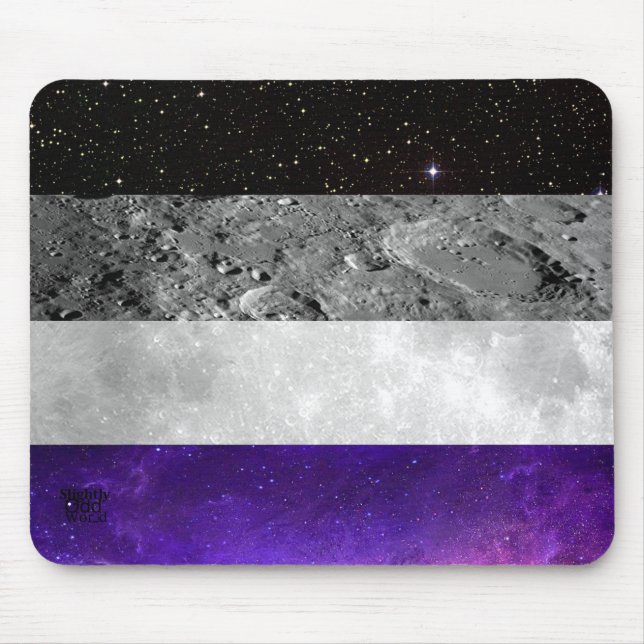 Astronomie/Galaxie/Mond Mousepad (Vorne)