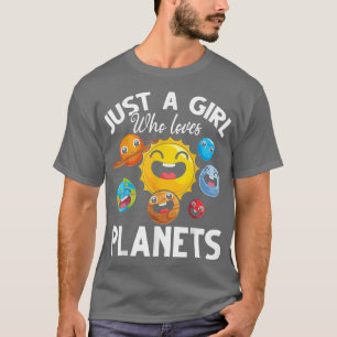Astronomie Girls Astronomin Science Weltraumschnit T-Shirt