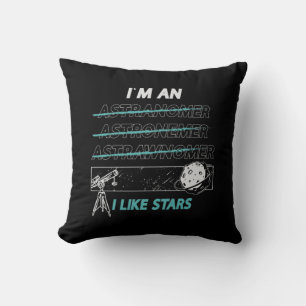 Astronomie Ich bin ein Ich mag Sterne Weltraummond Kissen