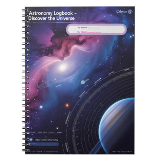 Astronomie-Logbuch - Entdecken Sie das Universum Notizblock