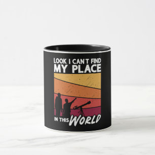 Astronomie-Look Ich kann keine Raumstationen finde Tasse