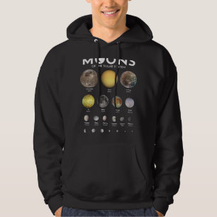 Astronomie Lover Moons Sonnensystem Astronomie Ast Hoodie