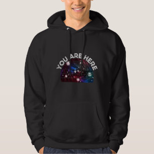 Astronomie Lover Sie sind hier Astronomie Moon Cos Hoodie