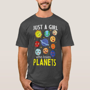 Astronomie Lover Space Scientist - Girls Niedlich T-Shirt