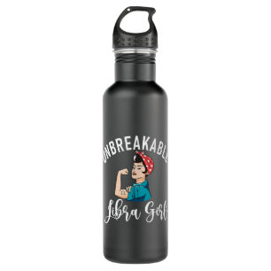 Astronomie Lover Unbrechbare Libra Girl Astronomie Edelstahlflasche