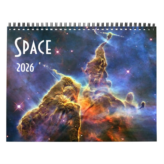 Astronomie NASA Space Universe Galaxy 2026 Sky Kalender (Titelbild)