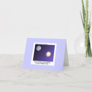 Astronomie Nebenjob Cartoon Auf Notizkarte Karte