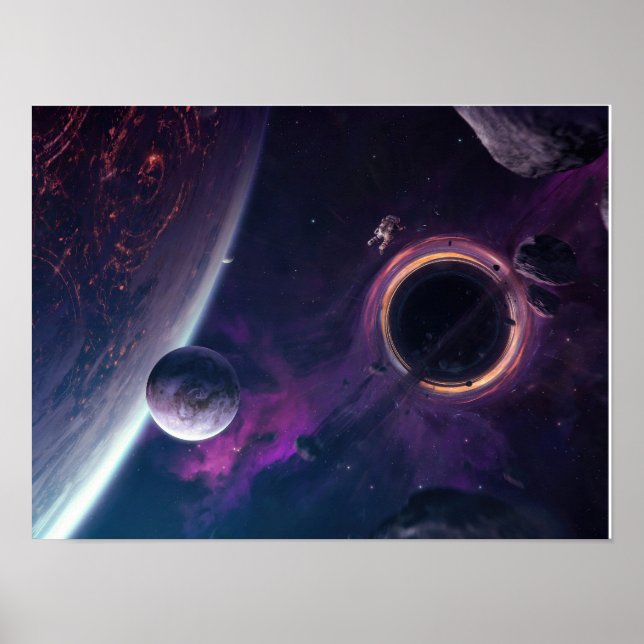 Astronomie Poster (Vorne)
