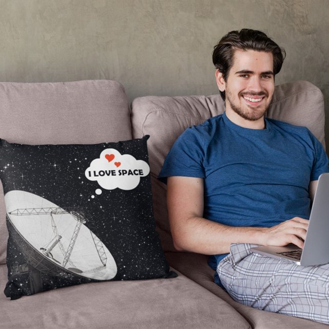 Astronomie Radioteleskop Hintergrundstars Kinder Kissen (Von Creator hochgeladen)
