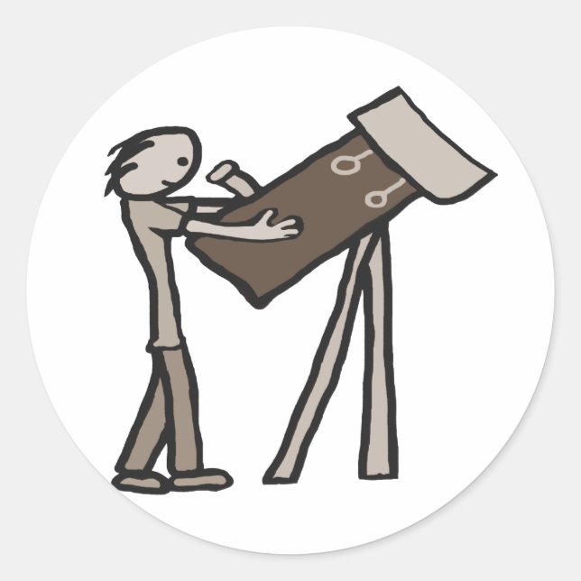Astronomie Runder Aufkleber (Vorderseite)