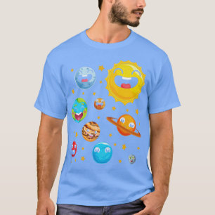 Astronomie Solar System Astronaut Space Science Cu T-Shirt