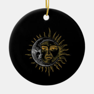 Astronomie Stars Sun Moon Planets Astronaut Keramik Ornament
