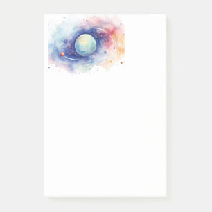 Astronomie Universum Nebel. Post-it Klebezettel
