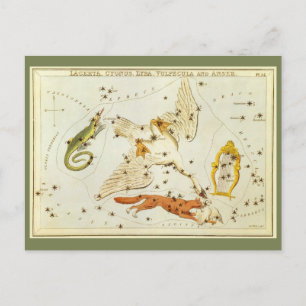 Astronomie vintage, Constellations Stars Carte Gra