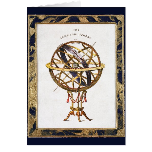 Astronomie vintage, sphère artificielle ou militai (Devant)