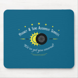 Astronomie-Wissenschaft-Fans Sonnenfinsternis Kuns Mousepad