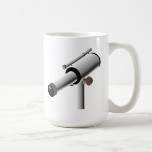 Astronomie-Wissenschafts-Teleskop Kaffeetasse