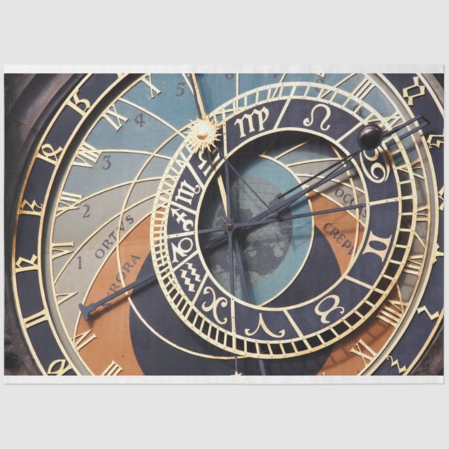 Astronomiedekoupage Seidenpapier (Vorderseite)