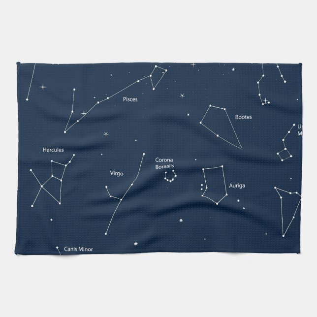 Astronomiehintergrund Geschirrtuch (Horizontal)