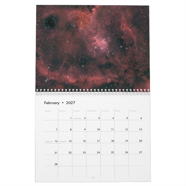 Astronomiekalender 2020 kalender (Feb 2027)