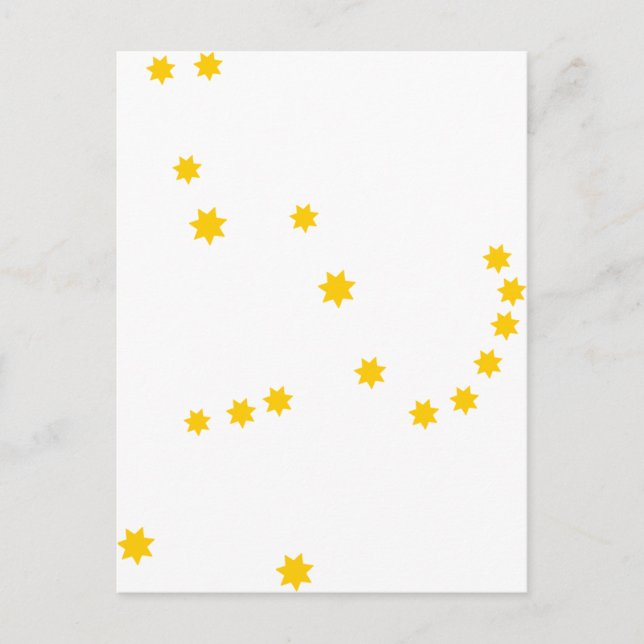 Astronomieorion Postkarte (Vorderseite)