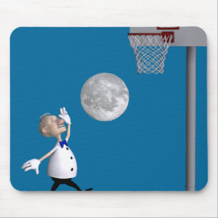 Astronomin Basketball spielen Mousepad